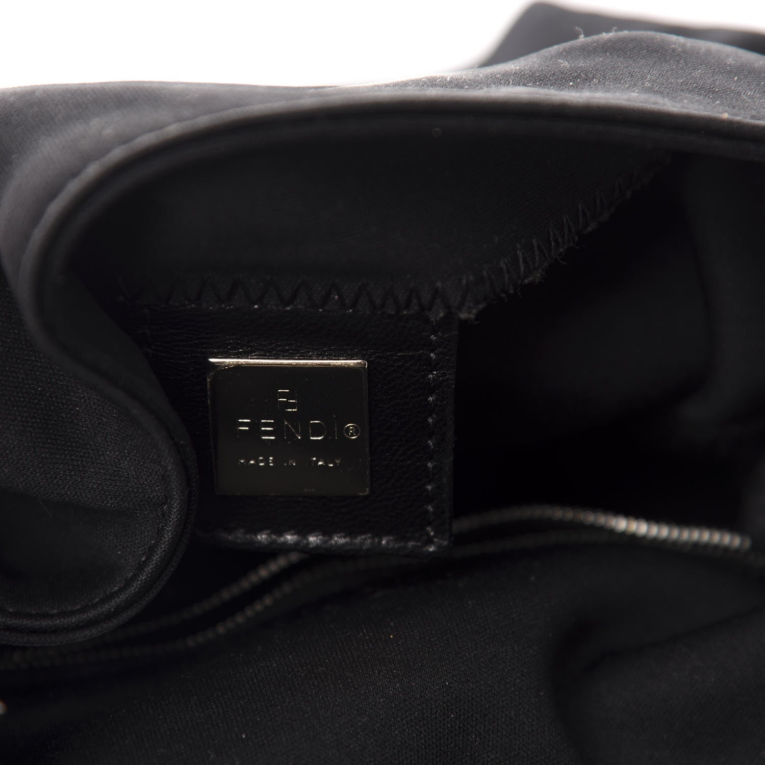 Fendi Neoprene Mama Baguette Black 8 of 10