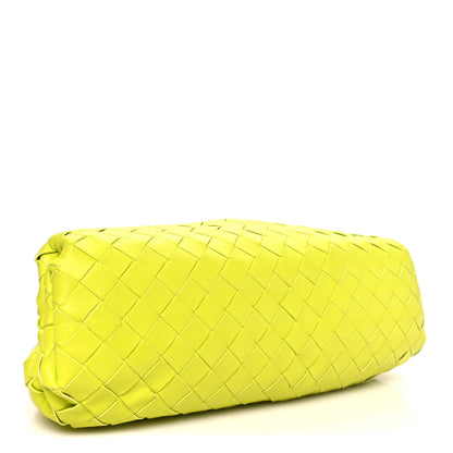 Bottega Veneta Nappa Maxi Intrecciato Teen Pouch Acid Kiwi 4 of 10