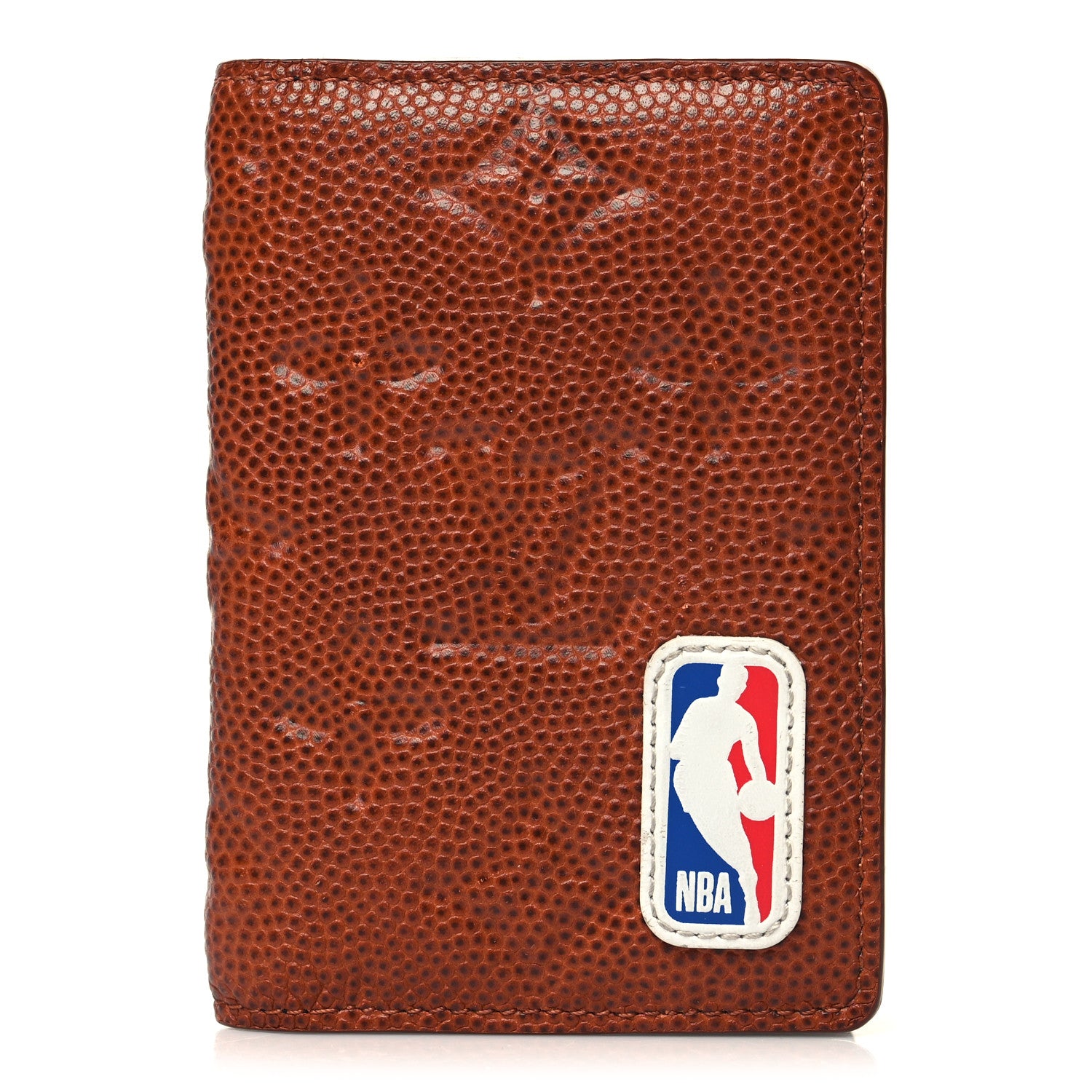 Louis Vuitton X NBA Grained Calfskin Monogram Pocket Organizer Brick Orange 1 of 8