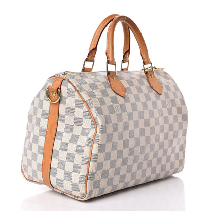Louis Vuitton Damier Azur Speedy Bandouliere 30 3 of 20