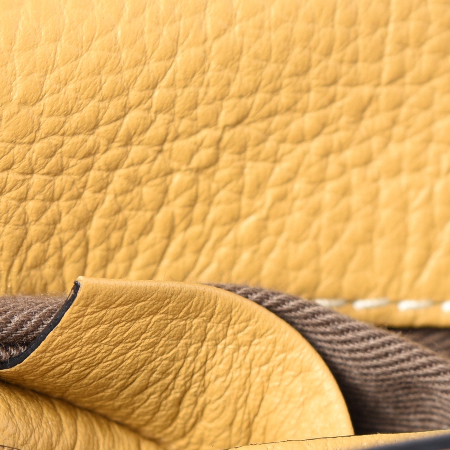 Calfskin Mini Marcie Round Crossbody Bag Dusty Yellow