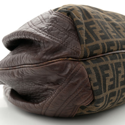 Fendi Zucca Nappa Nuvolata Vitello Tortuga Spy Tobacco Moro 10 of 13