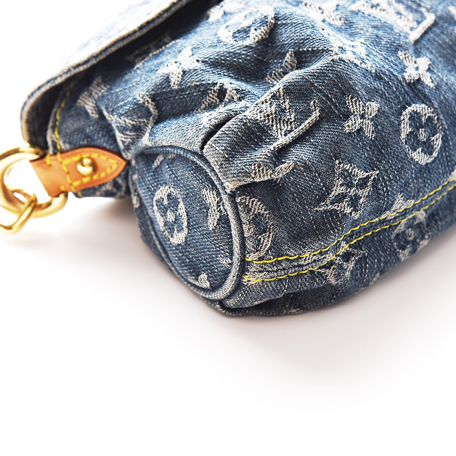 Louis Vuitton Monogram Denim Mini Pleaty Blue 8 of 12
