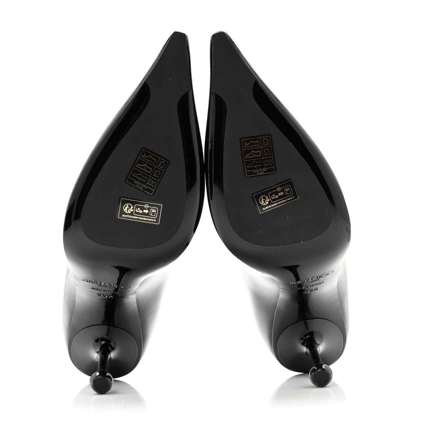 Jimmy Choo Patent Orb 95 Pumps 39.5 Black 7 of 10