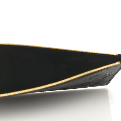 Louis Vuitton Empreinte Felicie Chain Wallet Zippered Insert Black 5 of 9