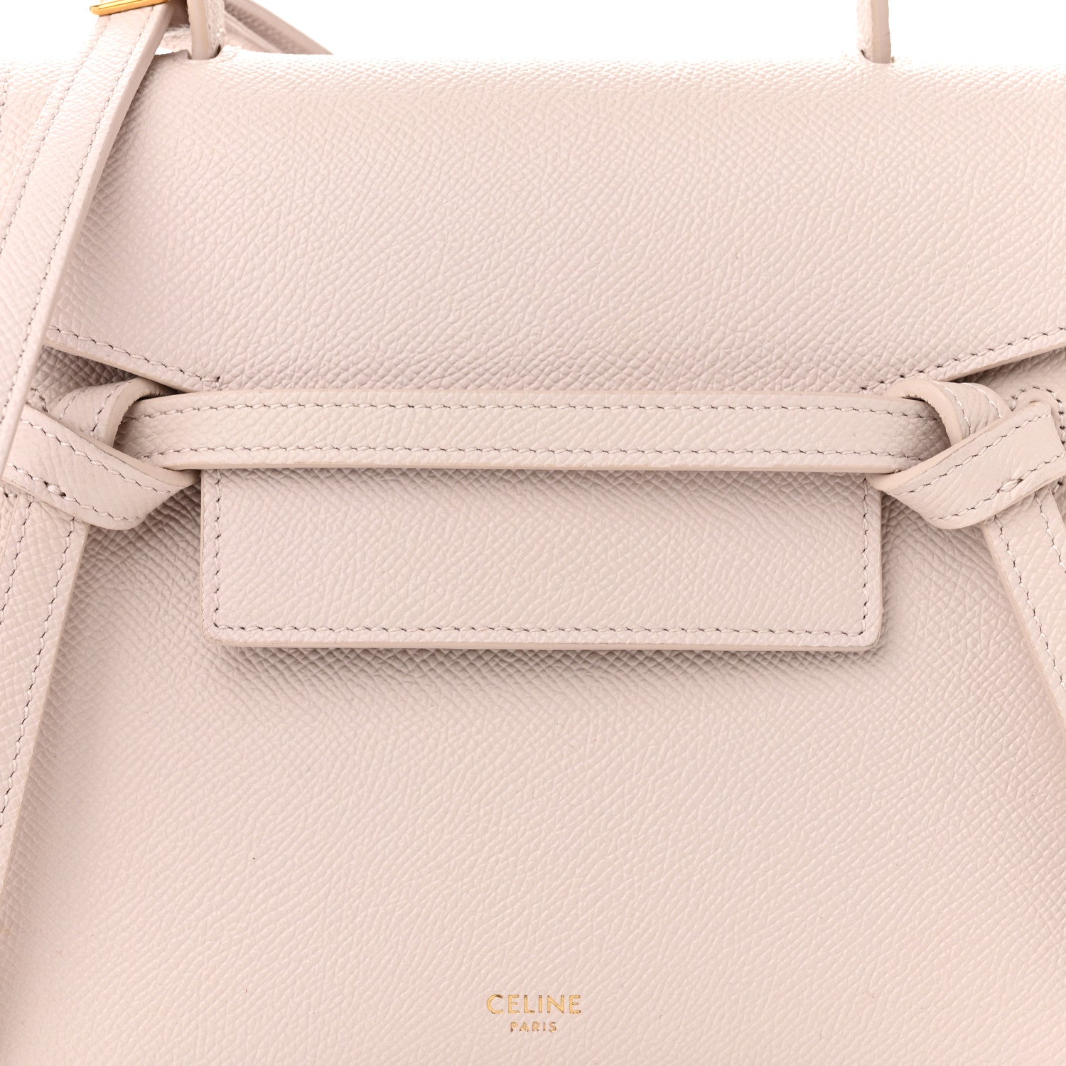 Celine Grained Calfskin Nano Belt Bag Peony 7 of 10