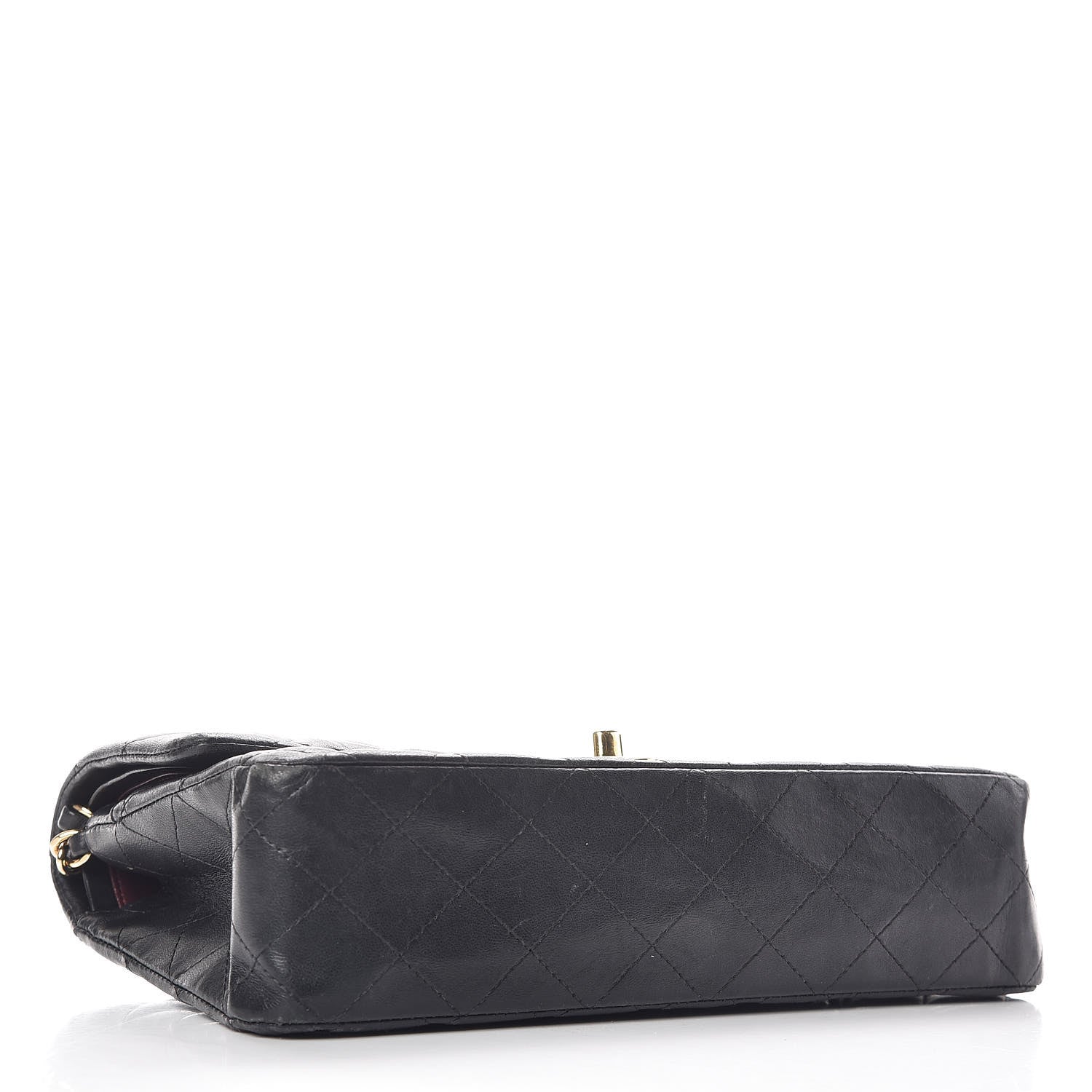 Chanel Lambskin Quilted Medium Double Flap Black 4 of 11