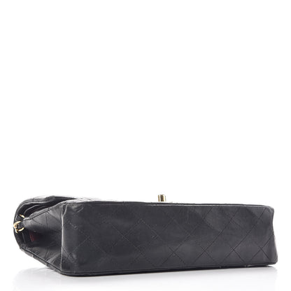 Chanel Lambskin Quilted Medium Double Flap Black 4 of 11
