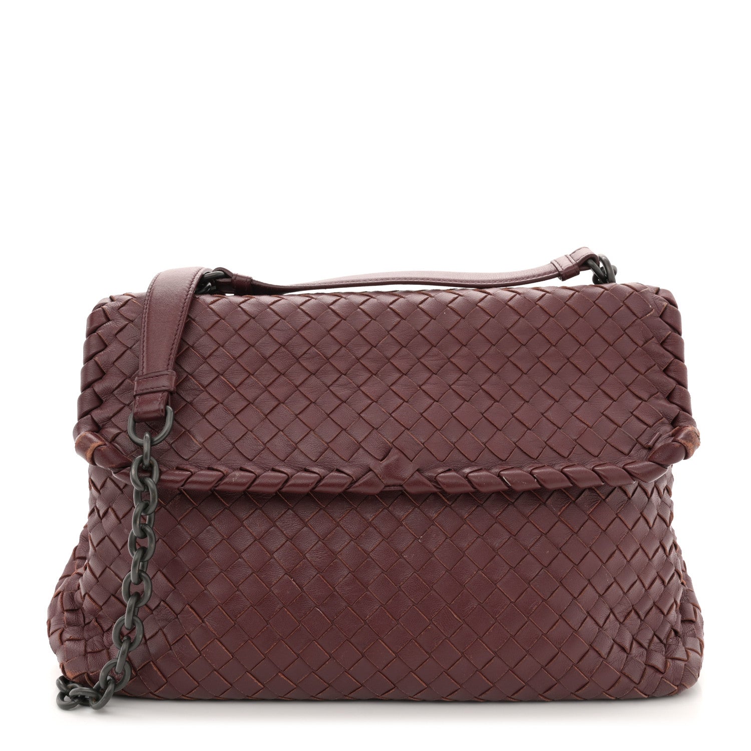 Bottega Veneta Nappa Intrecciato Medium Olimpia Shoulder Bag Opera 1 of 16