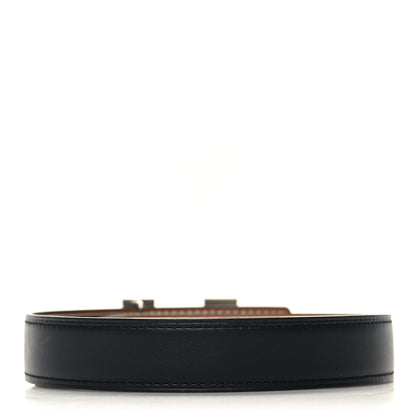 Hermes Swift Epsom 24mm Mini H Belt 75 30 Black Gold 2 of 5