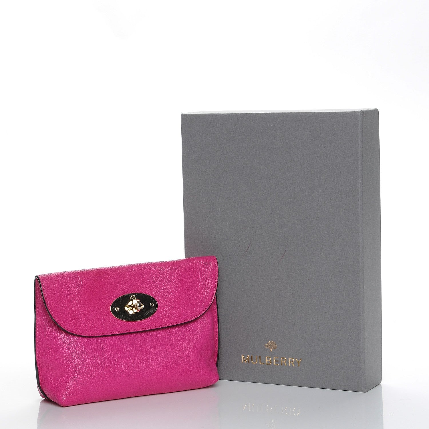 Mulberry Glossy Goat Clemmie Clutch Pink 9 of 9
