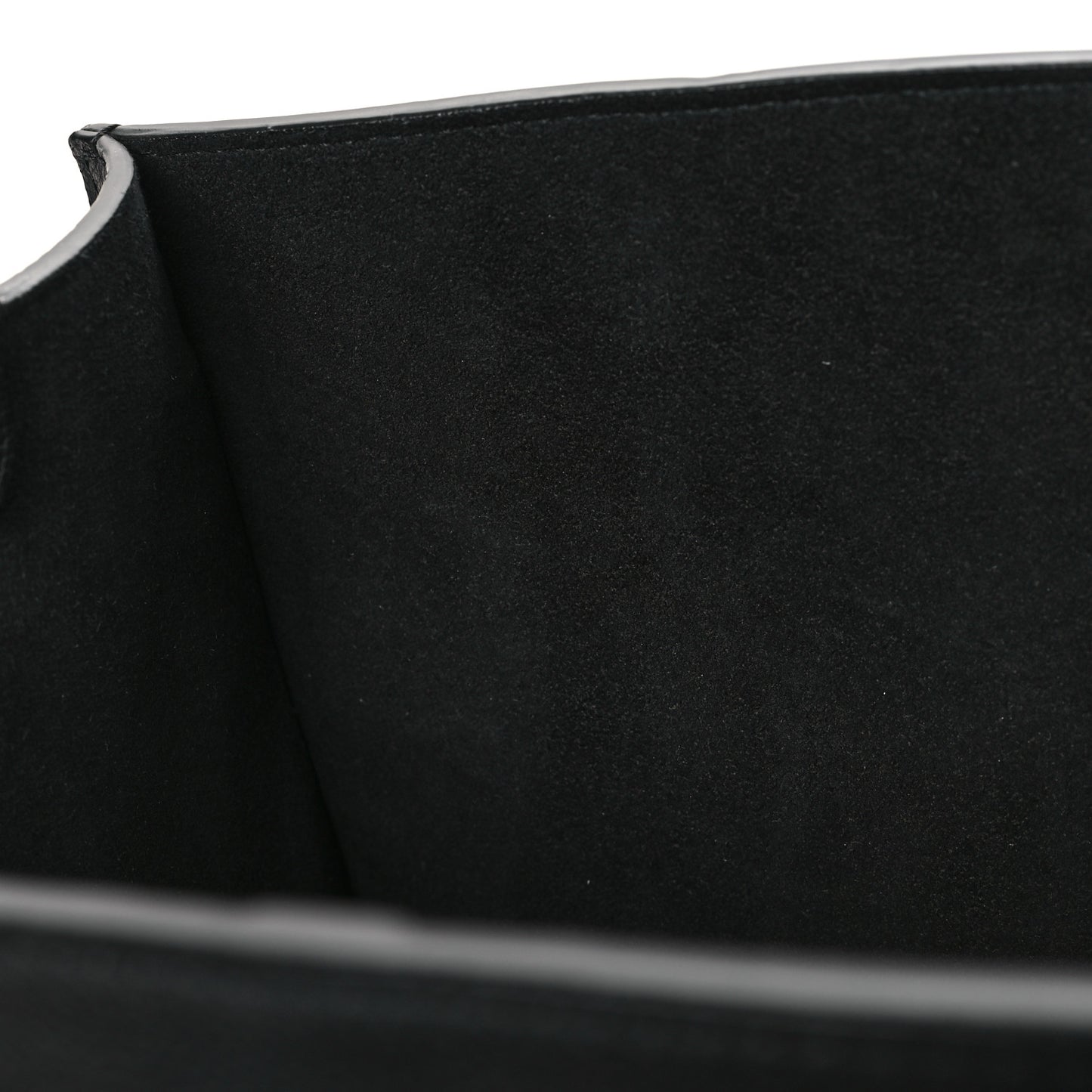 Soft Calfskin Lockme Tote MM Black