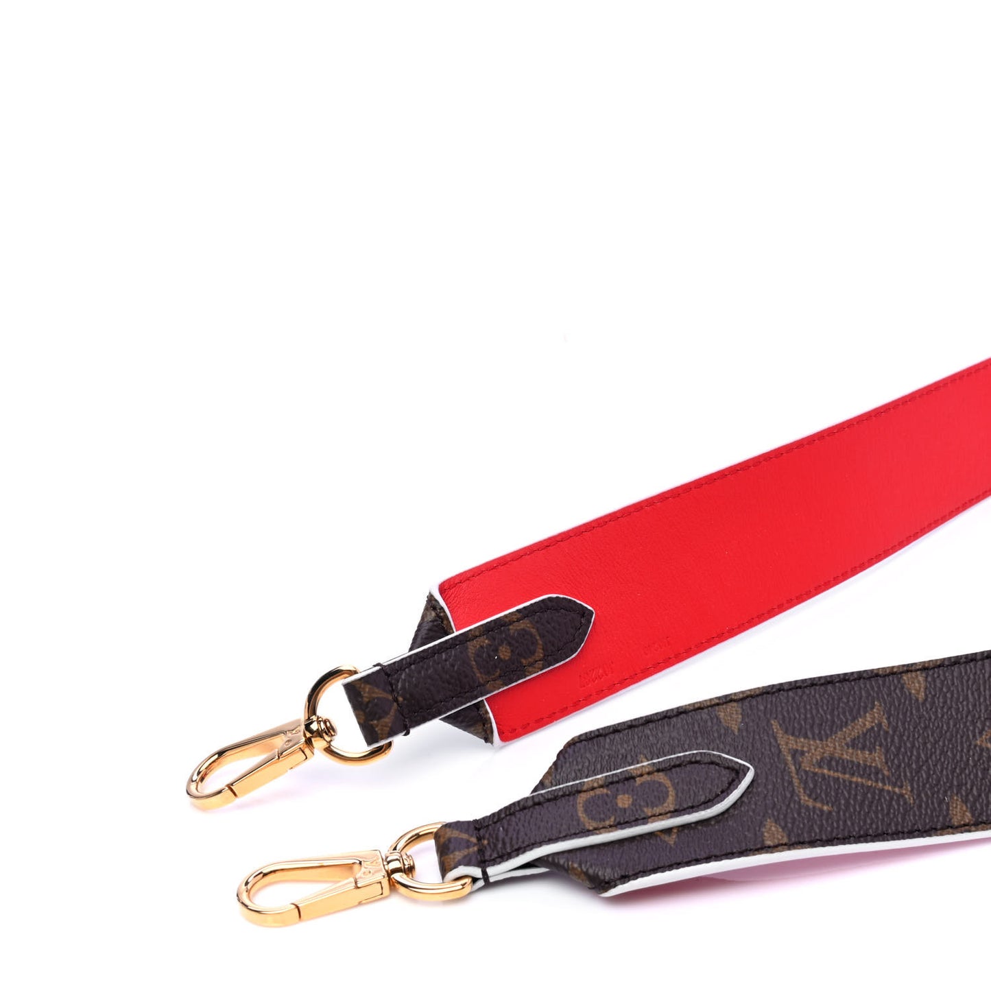 Monogram Bandouliere Shoulder Strap Red
