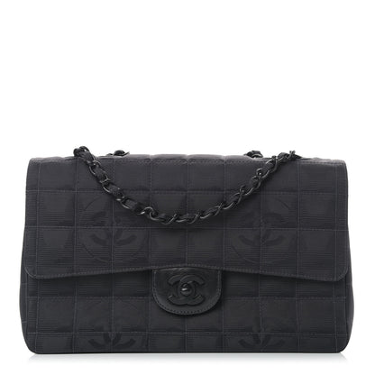 Chanel Nylon Medium Travel Flap Black 1 of 9
