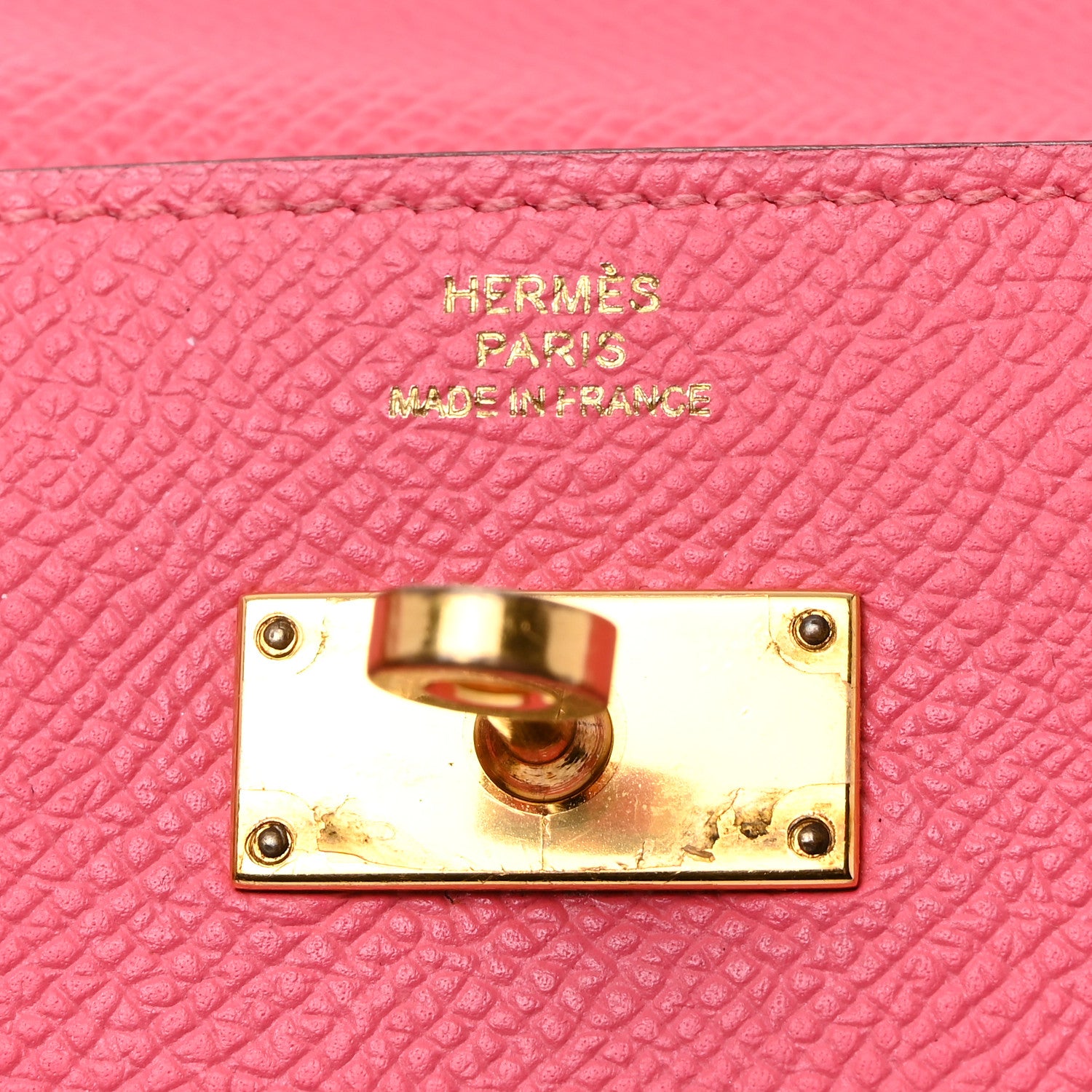 Hermes Epsom Kelly Longue Wallet Rose Azalee 6 of 9