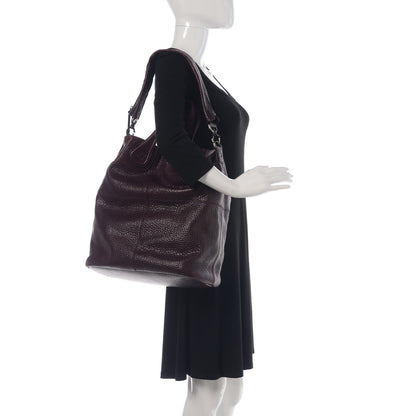 Givenchy Glazed Pebbled Calfskin North South Nightingale Purple 2 of 13