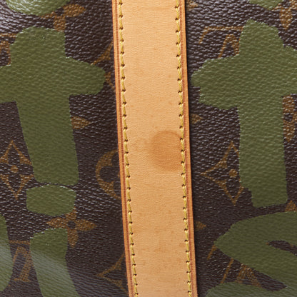 Louis Vuitton Graffiti Keepall 50 Kaki 10 of 11
