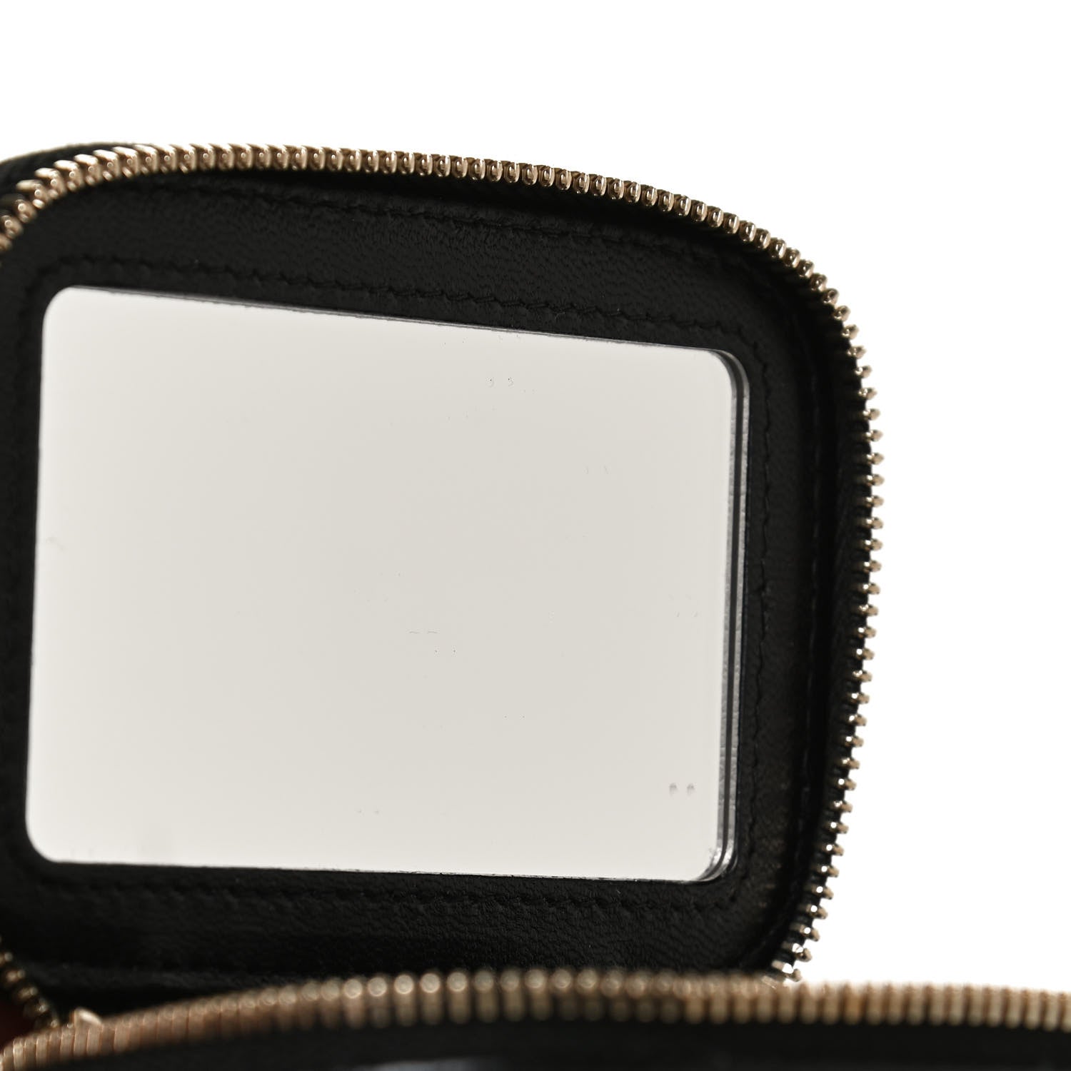 Chanel Lambskin Quilted Top Handle Mini Vanity Case With Chain Black 11 of 12