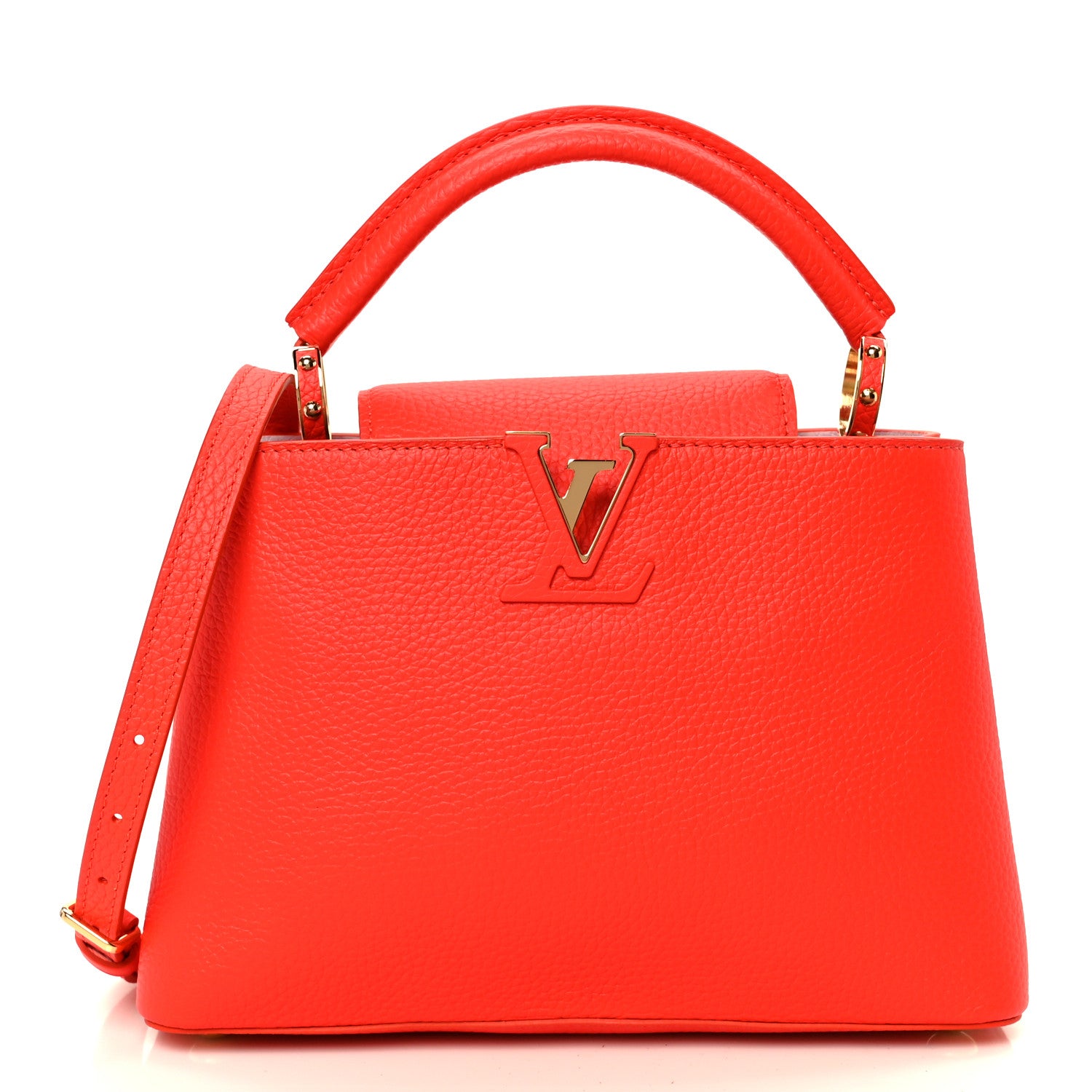 Louis Vuitton Taurillon Capucines BB Tonic Orange 1 of 9