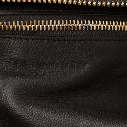 Celine Leopard Pony Hair Mini Luggage Black 7 of 12