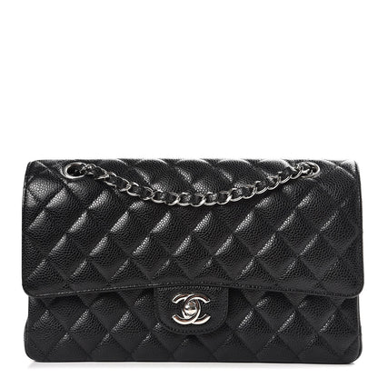 Chanel Caviar Quilted Medium Double Flap Black 1 of 8