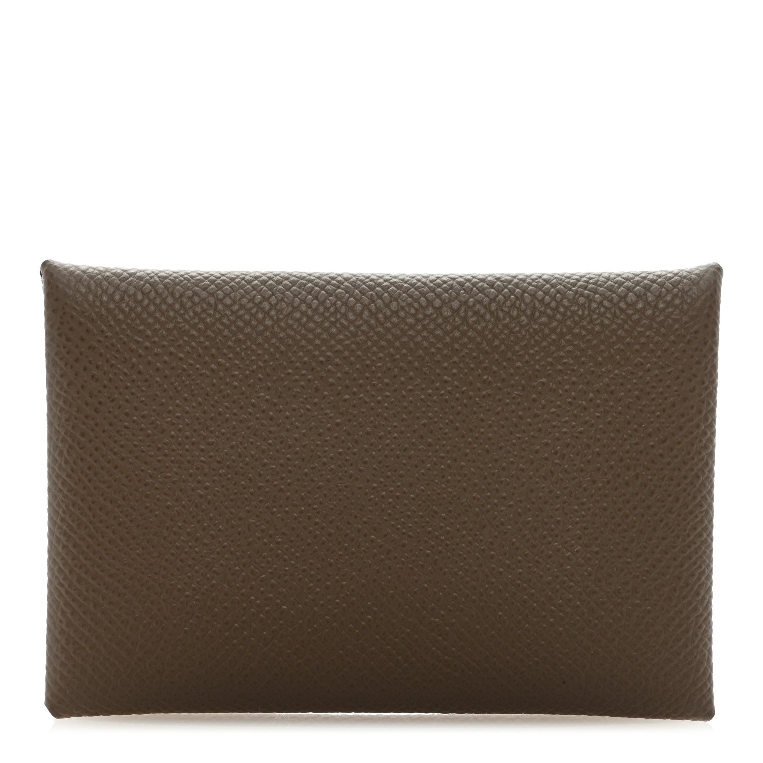Hermes Epsom Calvi Card Case Etoupe 1 of 6