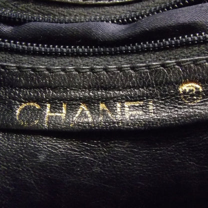 Chanel Lambskin Quilted Tassel Shoulder Bag Navy 8 of 11