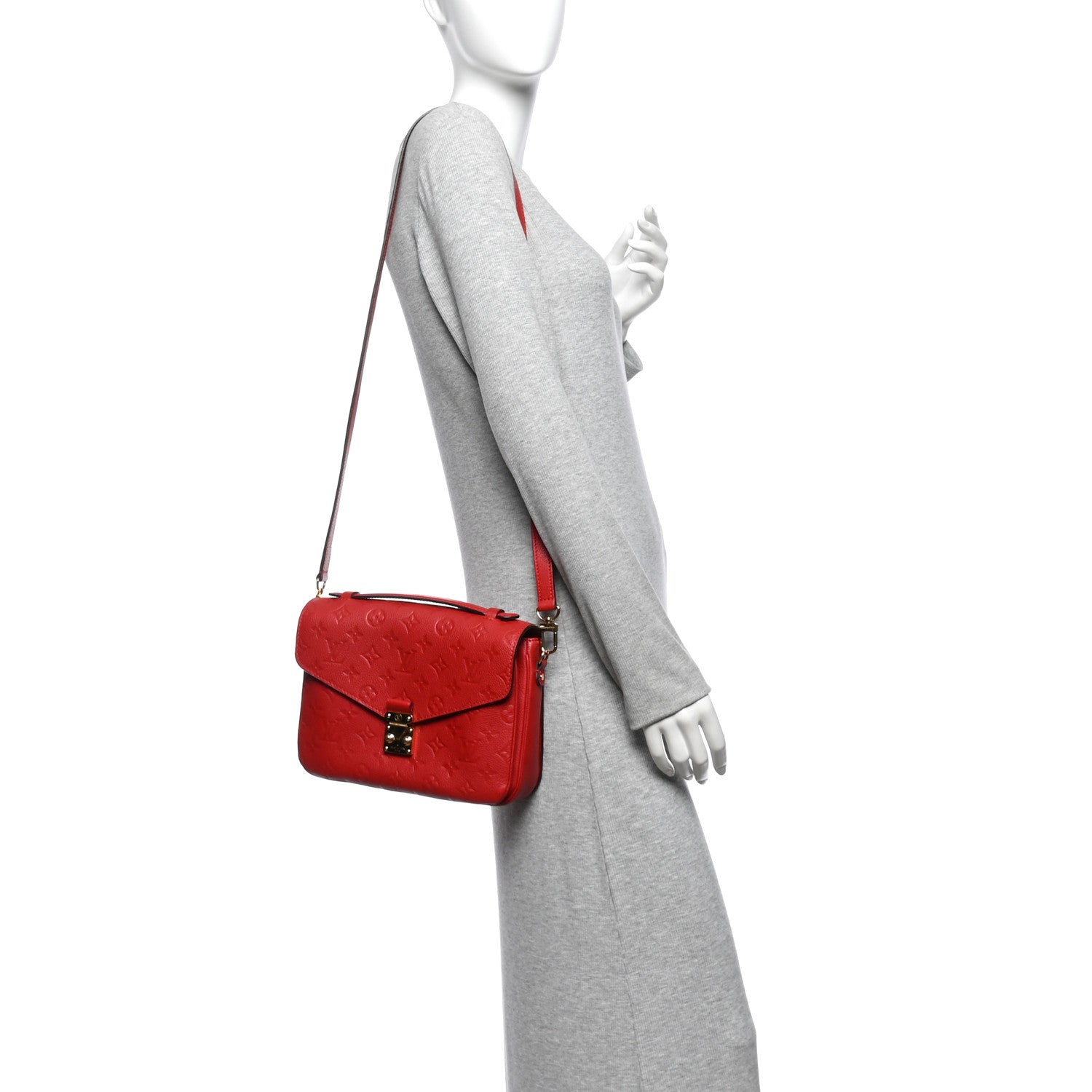 Louis Vuitton Empreinte Pochette Metis Cherry 2 of 10