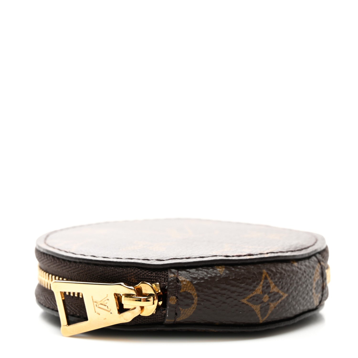 Louis Vuitton Monogram OnTheGo East West Round Coin Purse Red 4 of 6