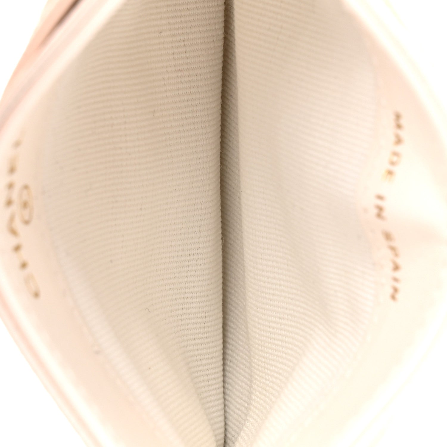 Chanel Caviar Quilted Crystal Card Holder White 5 of 9