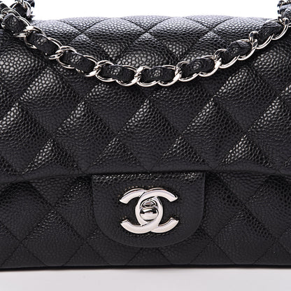Chanel Caviar Quilted Mini Rectangular Flap Black 7 of 10