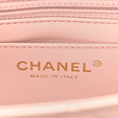 Chanel Lambskin Quilted Mini Square Flap Light Pink 6 of 16