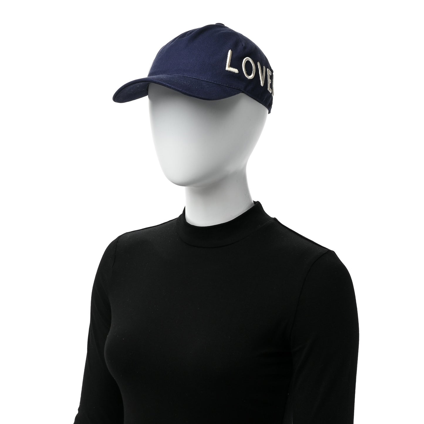 Cotton Loved Gucci Baseball Hat M Navy