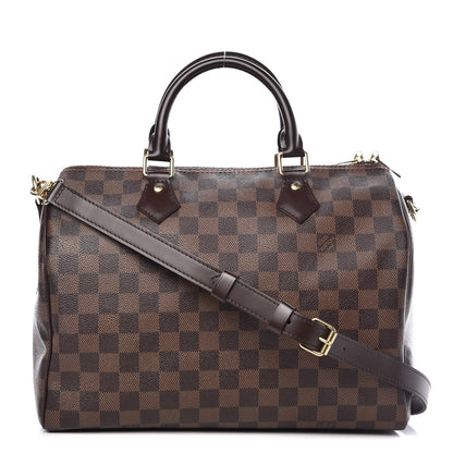 Louis Vuitton Damier Ebene Speedy Bandouliere 30 1 of 10
