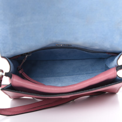 Prada Glace Calfskin Studded Etiquette Flap Loto Astrale 5 of 13