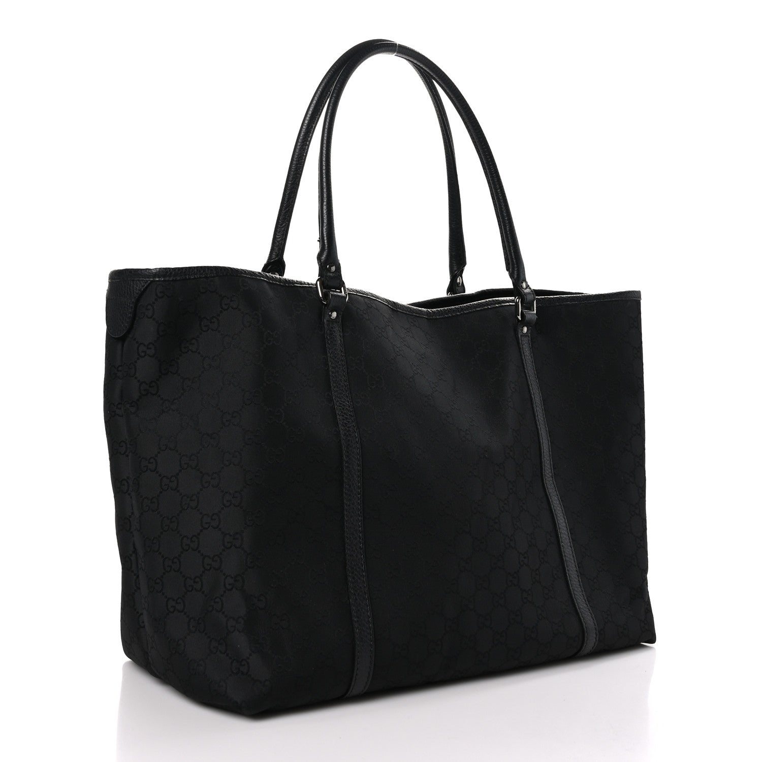 Gucci Nylon Monogram Large Joy Tote Black 3 of 10