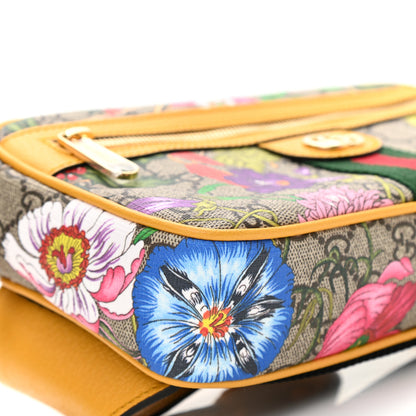 Gucci GG Supreme Monogram Flora Medium Ophidia Belt Bag Beige Multicolor Crop 9 of 9
