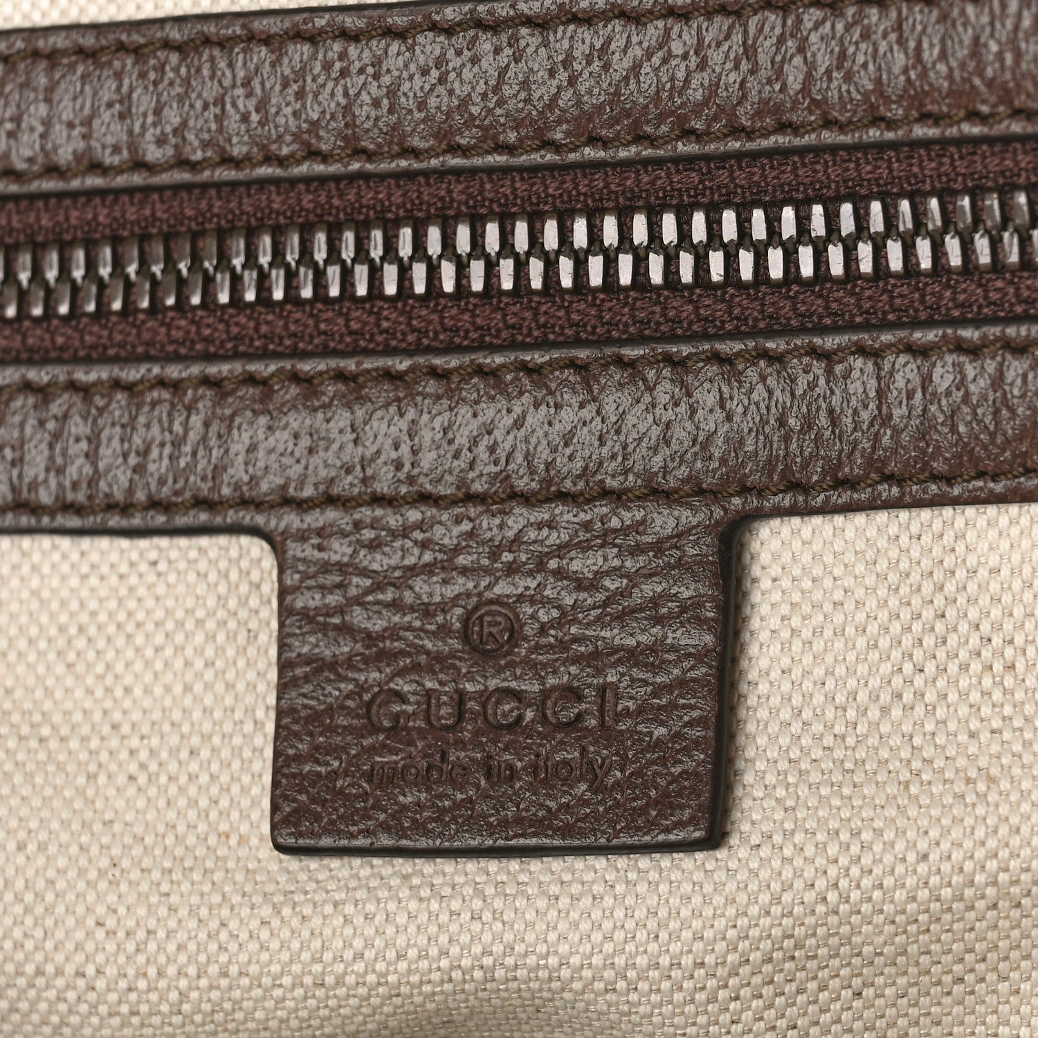 Gucci GG Supreme Monogram Calfskin Web Small Ophidia Day Backpack Beige Ebony New Acero 6 of 9
