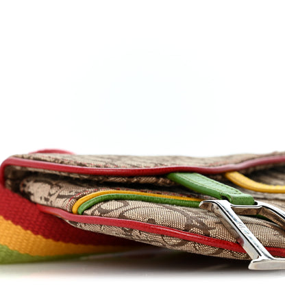Christian Dior Monogram Rasta Saddle Belt Bag Beige 7 of 10