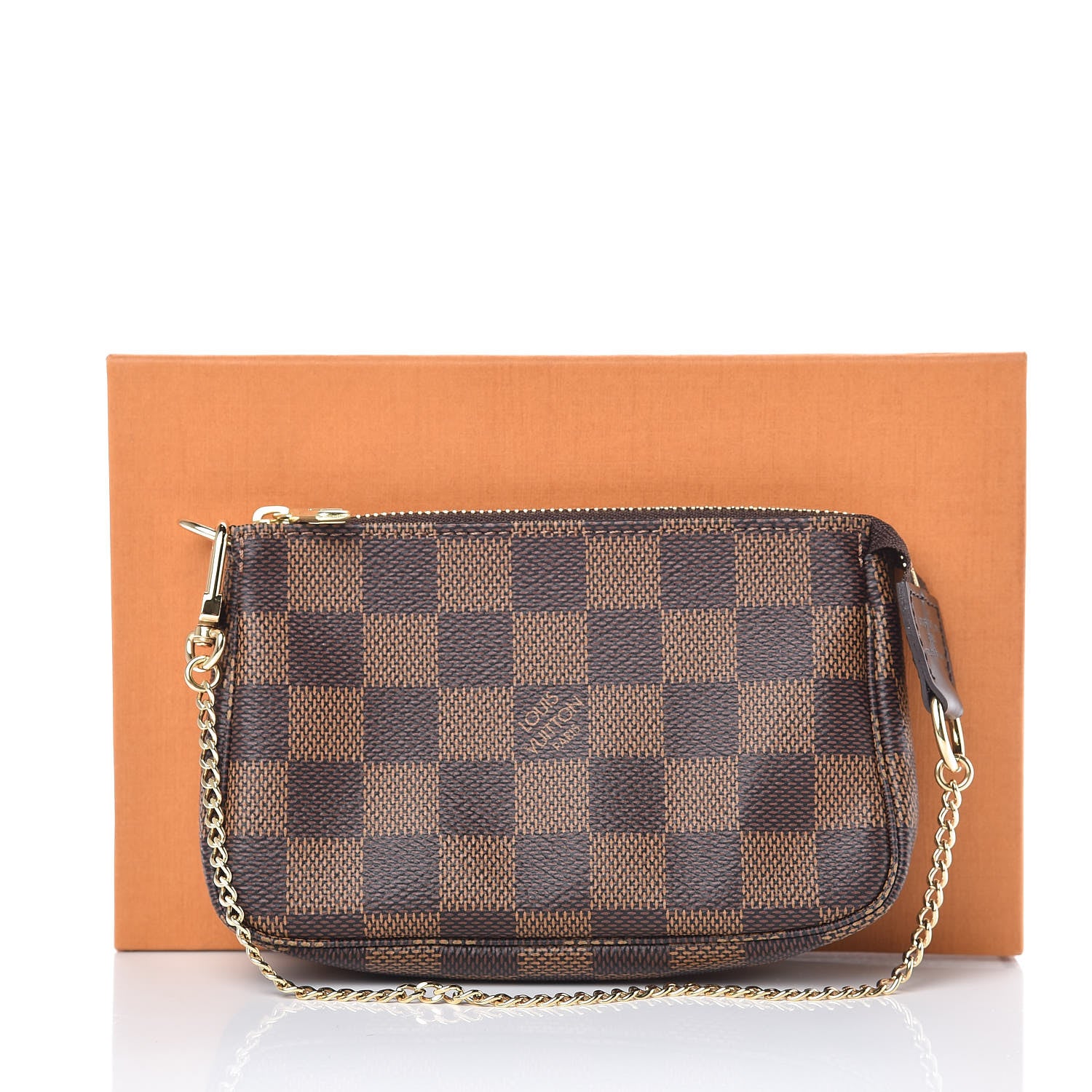 Louis Vuitton Damier Ebene Mini Pochette Accessories 8 of 8