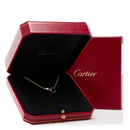 Cartier 18K Pink Gold Interlocking LOVE Necklace 9 of 9