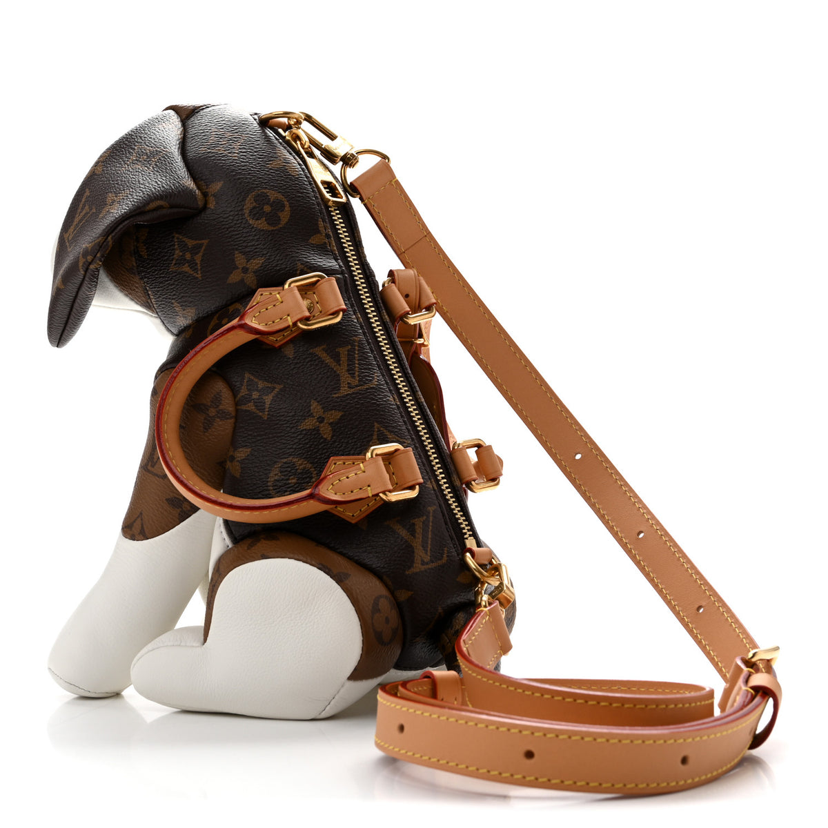 Louis Vuitton Calfskin Monogram Beagle Bag 3 of 10