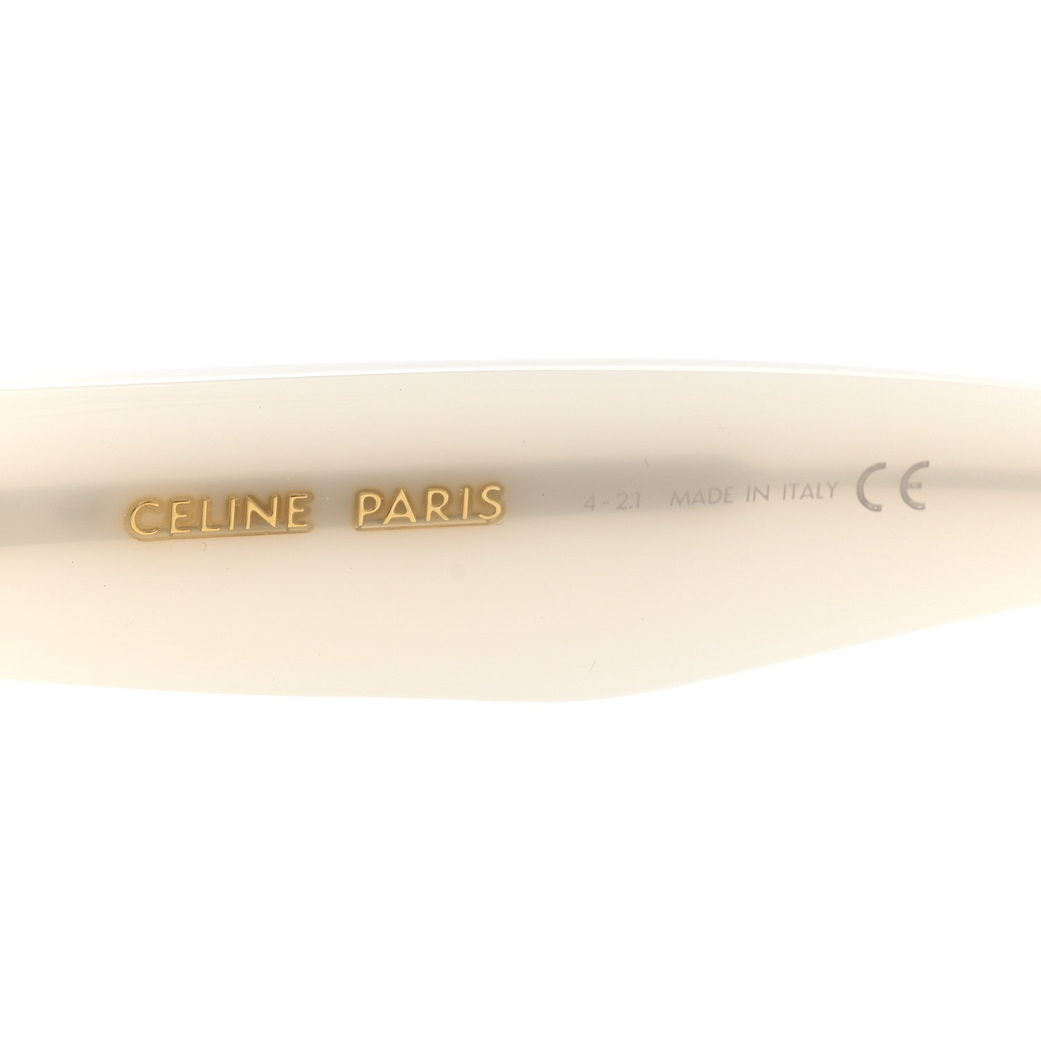 Celine Acetate Cat Eye Sunglasses CL4004IN White 5 of 7