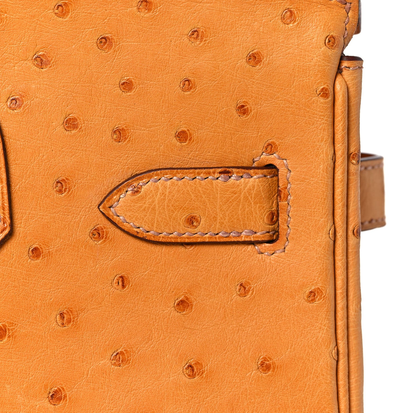 Ostrich Birkin 30 Abricot