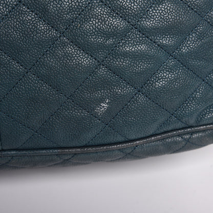 Chanel Caviar Quilted Large Paradoxal Camera Case Turquoise 8 of 20