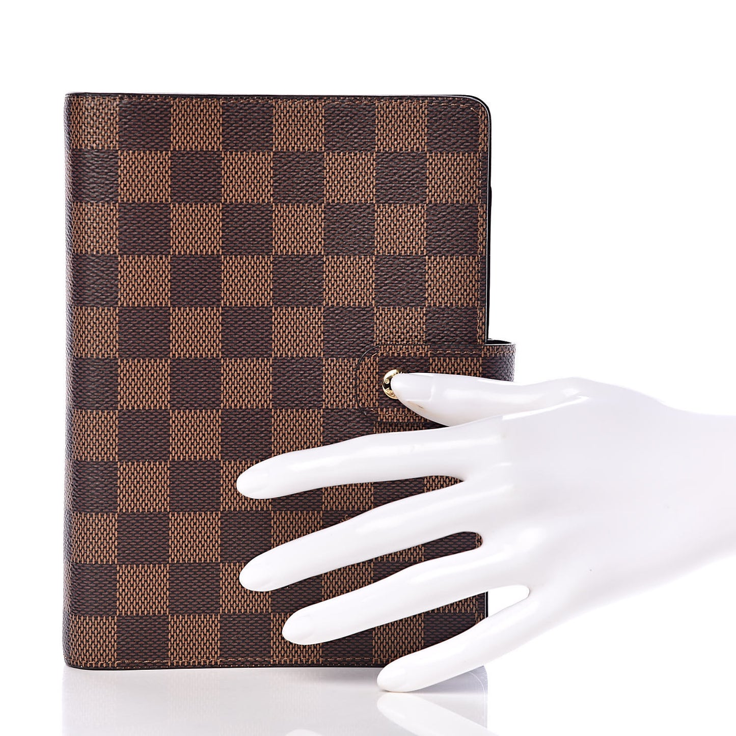 Damier Ebene Medium Ring Agenda Cover