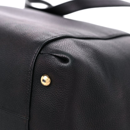 Salvatore Ferragamo Grained Calfskin Bitter Pocket Tote Black 11 of 15