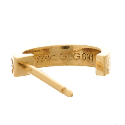 Cartier 18K Yellow Gold Small LOVE Hoop Earrings 5 of 7