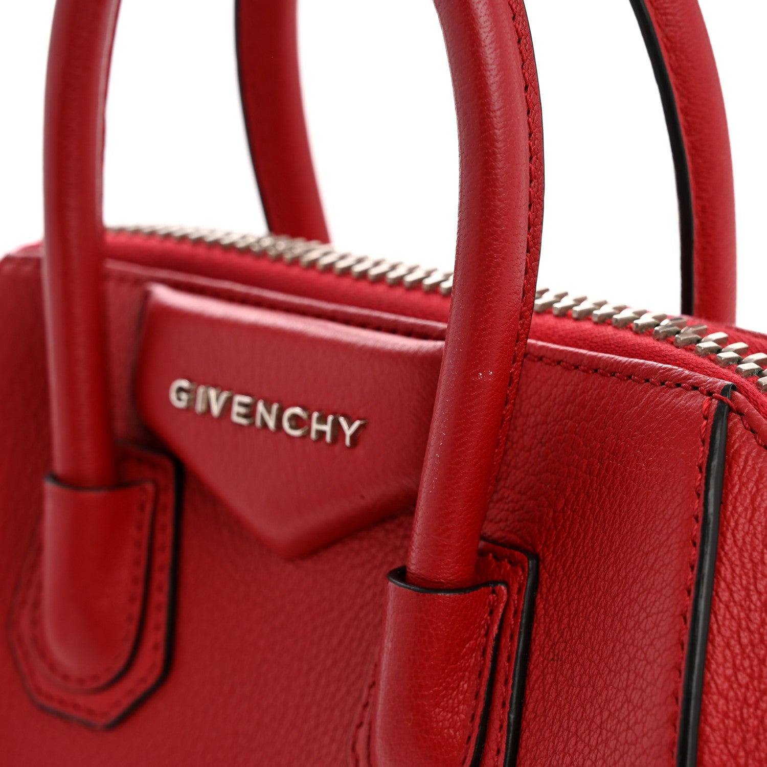 Givenchy Sugar Goatskin Mini Antigona Red 1813433 – FASHIONPHILE