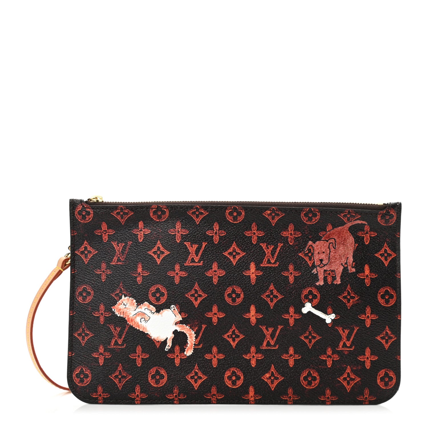 Louis Vuitton Catogram Neverfull MM GM Pochette Marron 1 of 7
